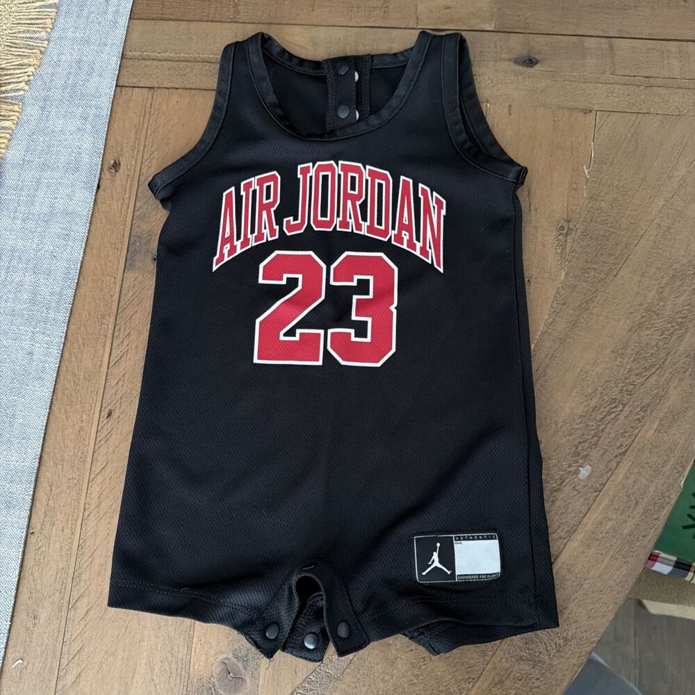 Nike Air Jordan Black #23 Romper Size 3-6 Months